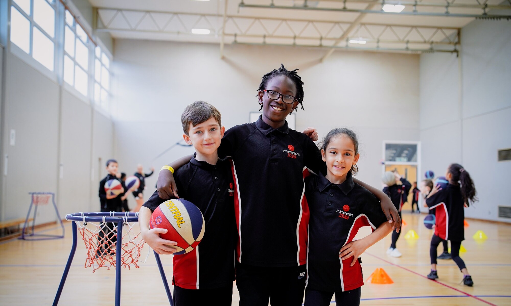 The Vale Academy pupils in a PE lesson